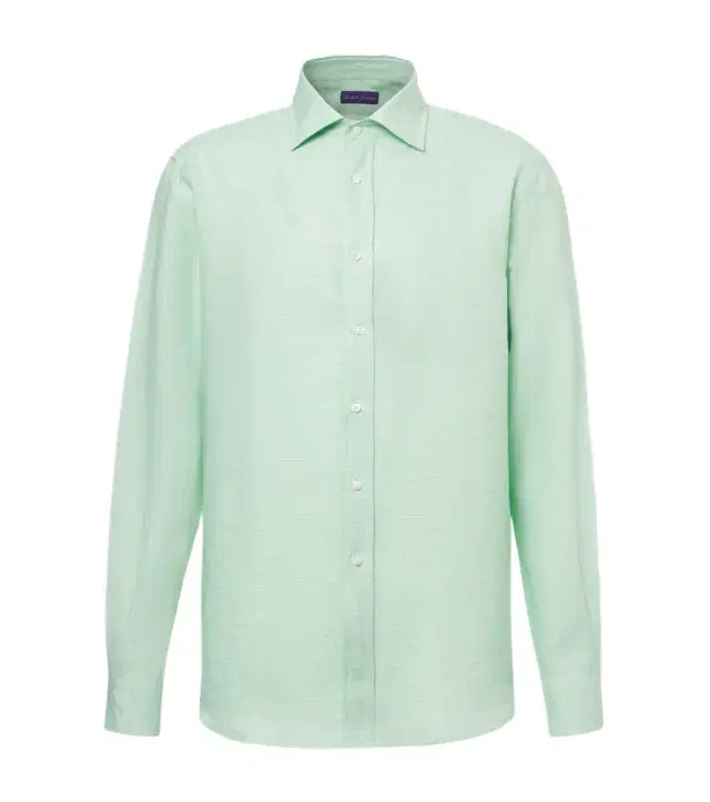 Ralph Lauren Purple Label Checked linen shirt