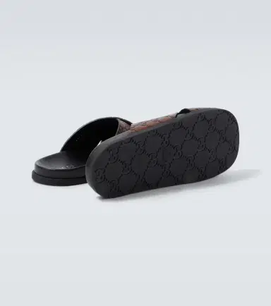 Gucci GG leather slides | Thumbnail 2