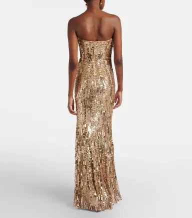 Jenny Packham Euphoria sequined gown | Thumbnail 3