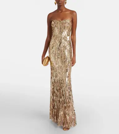 Jenny Packham Euphoria sequined gown | Thumbnail 4