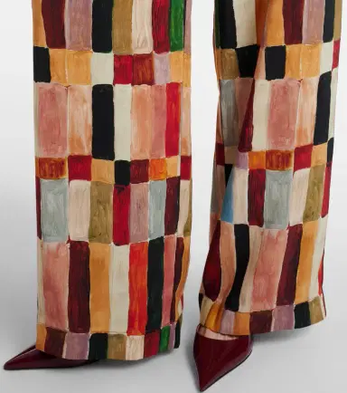 Alemais Alémais x LRNCE Marjorelle printed linen and silk palazzo pants | Thumbnail 5 Alemais Alémais x LRNCE Marjorelle printed linen and silk palazzo pants | Thumbnail 5