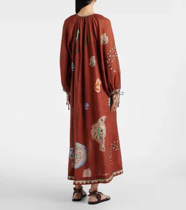 ALÉMAIS Alémais x LRNCE Laurence ramie and cotton maxi dress | Thumbnail 6 ALÉMAIS Alémais x LRNCE Laurence ramie and cotton maxi dress | Thumbnail 6
