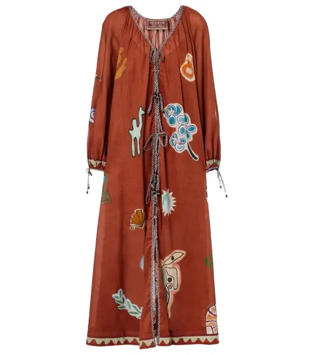 Alémais x LRNCE Laurence ramie and cotton maxi dress