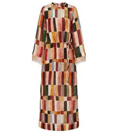 ALÉMAIS Alémais x LRNCE Marjorelle linen and silk maxi dress | Thumbnail 1 ALÉMAIS Alémais x LRNCE Marjorelle linen and silk maxi dress | Thumbnail 1