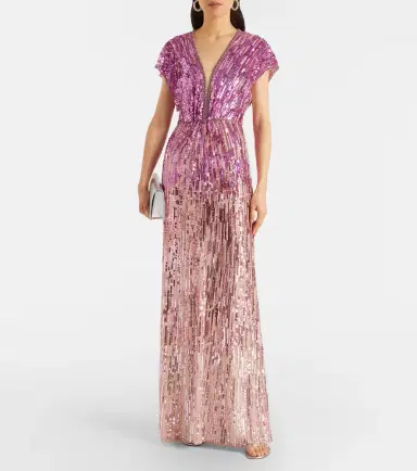 Jenny Packham Dusk sequined gown | Thumbnail 2