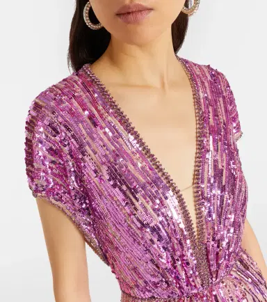 Jenny Packham Dusk sequined gown | Thumbnail 3