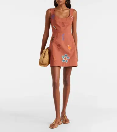 ALÉMAIS Alémais Dusty embroidered cotton minidress | Thumbnail 5 ALÉMAIS Alémais Dusty embroidered cotton minidress | Thumbnail 5