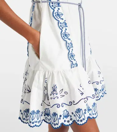 ALÉMAIS Alémais Leela embroidered cotton minidress | Thumbnail 2 ALÉMAIS Alémais Leela embroidered cotton minidress | Thumbnail 2