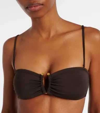 Nili Lotan Gathered bikini top | Thumbnail 2 Nili Lotan Gathered bikini top | Thumbnail 2