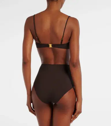 Nili Lotan Gathered bikini top | Thumbnail 3 Nili Lotan Gathered bikini top | Thumbnail 3