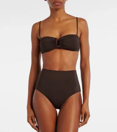 Nili Lotan Gathered bikini top | Thumbnail 4 Nili Lotan Gathered bikini top | Thumbnail 4