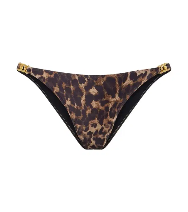 Nili Lotan Leopard-print bikini bottoms
