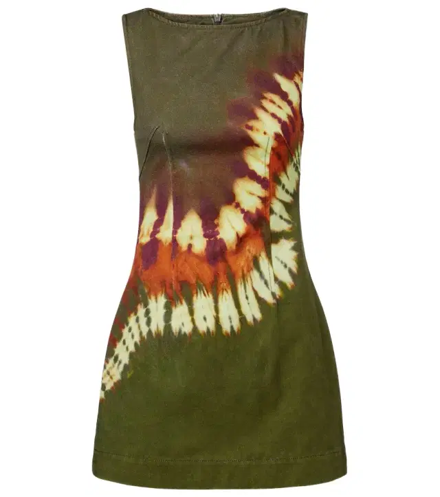 Alémais Marilyn dyed denim minidress