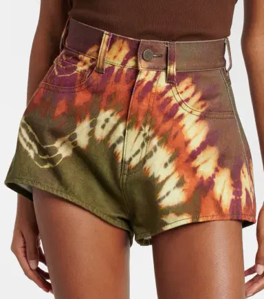 ALÉMAIS Alémais Marilyn dyed denim shorts | Thumbnail 3
