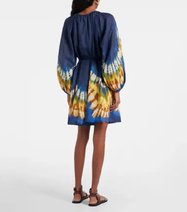 ALÉMAIS Alémais Martine printed ramie minidress | Thumbnail 2 ALÉMAIS Alémais Martine printed ramie minidress | Thumbnail 2