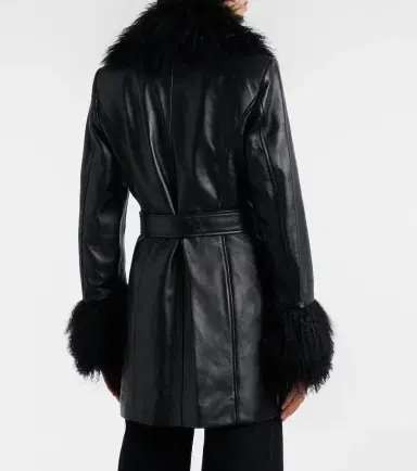 Nili Lotan Sefa belted leather jacket | Thumbnail 4 Nili Lotan Sefa belted leather jacket | Thumbnail 4