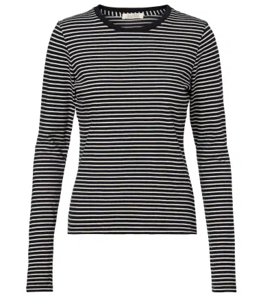 Nili Lotan Simone striped cotton jersey T-shirt | Thumbnail 1