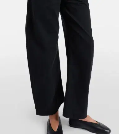 Nili Lotan Tribeca cotton twill barrel-leg pants | Thumbnail 4
