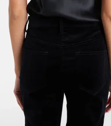 Nili Lotan Joan cotton velvet straight pants | Thumbnail 2