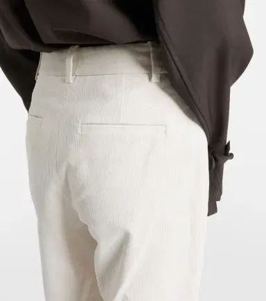 Nili Lotan Corette cotton corduroy straight pants | Thumbnail 3 Nili Lotan Corette cotton corduroy straight pants | Thumbnail 3