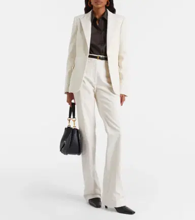 Nili Lotan Corette cotton corduroy straight pants | Thumbnail 4 Nili Lotan Corette cotton corduroy straight pants | Thumbnail 4