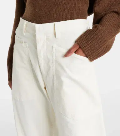 Nili Lotan Shon corduroy barrel-leg pants | Thumbnail 5