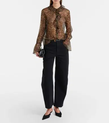 Nili Lotan Cecily leopard-print silk-blend blouse | Thumbnail 5