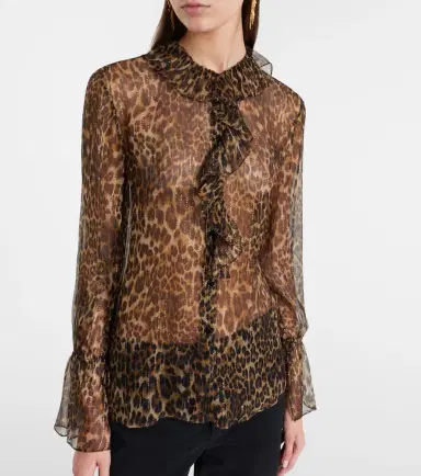 Nili Lotan Cecily leopard-print silk-blend blouse | Thumbnail 6