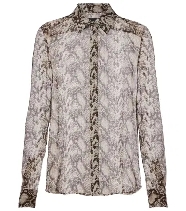 Nili Lotan Gaia snake-print silk shirt | Thumbnail 1