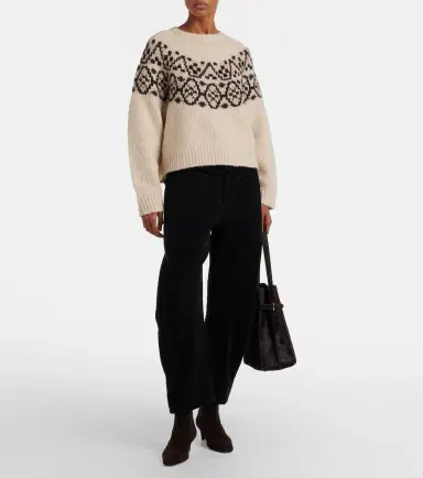 Nili Lotan Chrissy Fair Isle jacquard sweater | Thumbnail 4