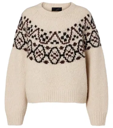 Nili Lotan Chrissy Fair Isle jacquard sweater | Thumbnail 1