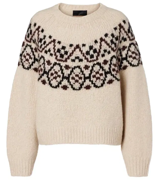 Nili Lotan Chrissy Fair Isle jacquard sweater