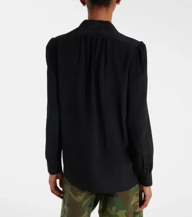 Nili Lotan Colt tie-neck silk blouse | Thumbnail 3