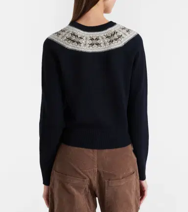 Nili Lotan Josefa Fair Isle cashmere cardigan | Thumbnail 5