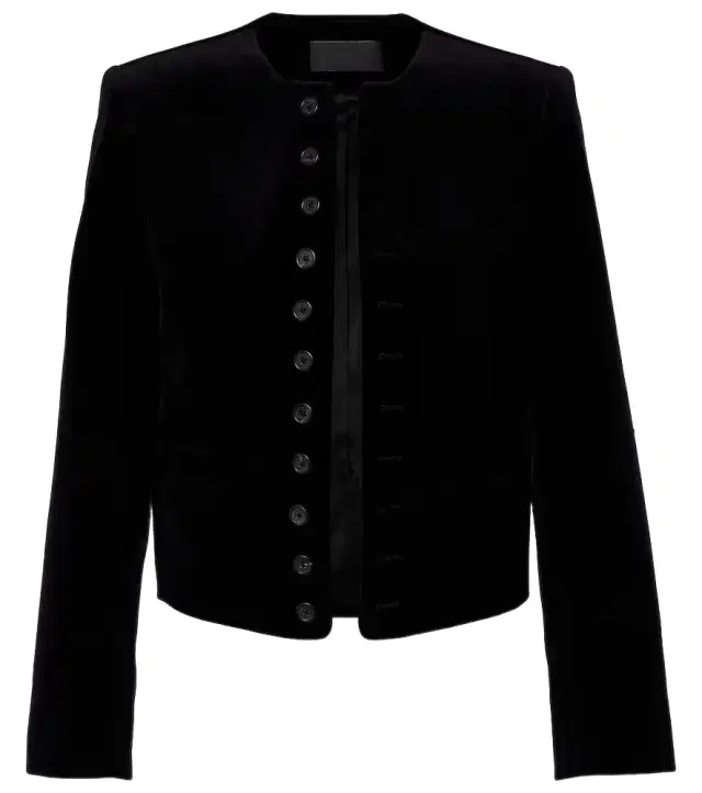 Nili Lotan Patti cotton velvet jacket