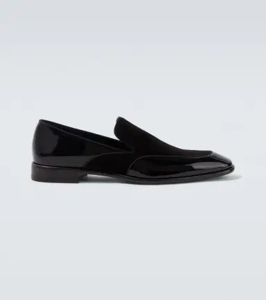 Christian Louboutin Yaki patent leather and suede loafers | Thumbnail 3 Christian Louboutin Yaki patent leather and suede loafers | Thumbnail 3