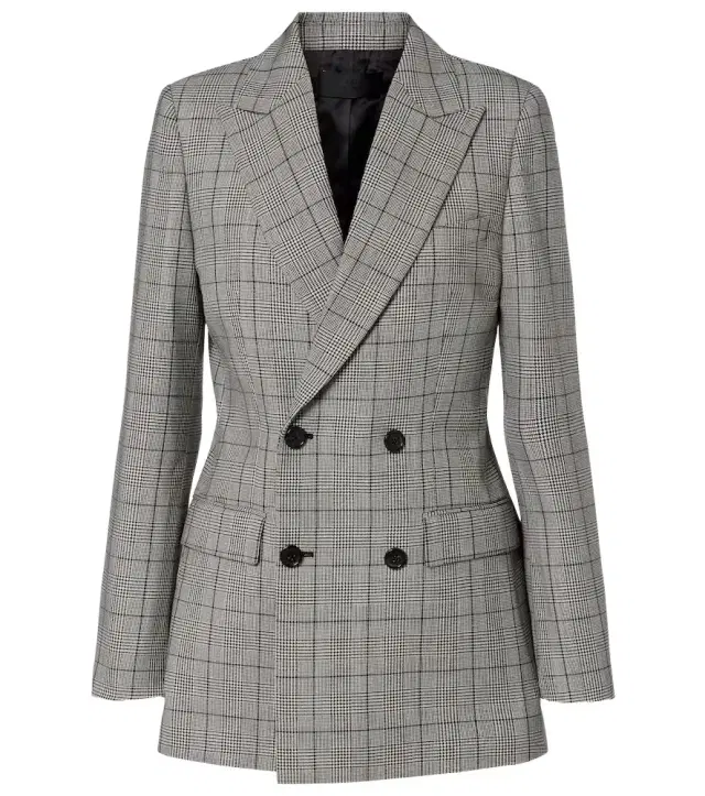 Weston plaid virgin wool blazer