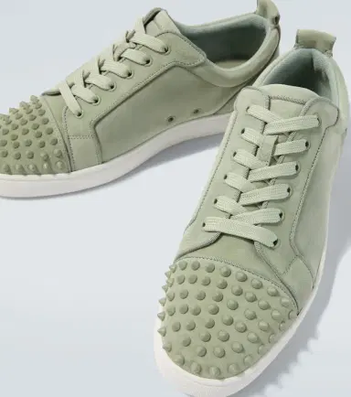 Christian Louboutin Louis Junior Spikes suede sneakers | Thumbnail 5