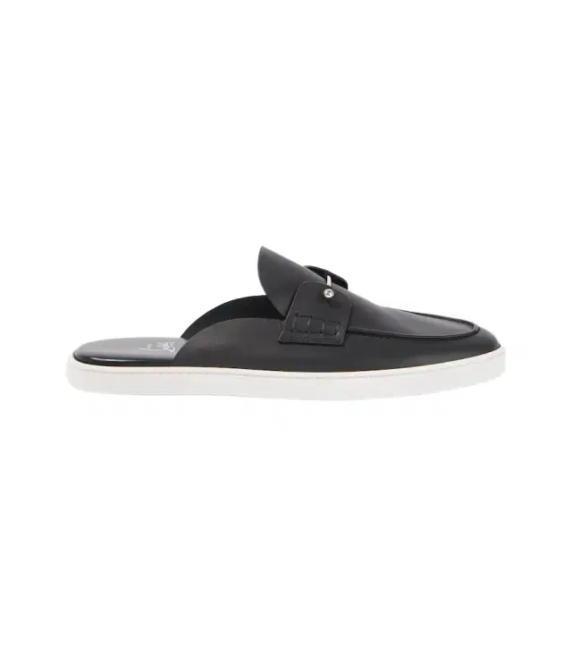 Christian Louboutin Chanme leather mules