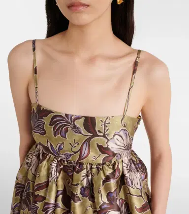 ALÉMAIS Alémais Citron floral midi dress | Thumbnail 2 ALÉMAIS Alémais Citron floral midi dress | Thumbnail 2