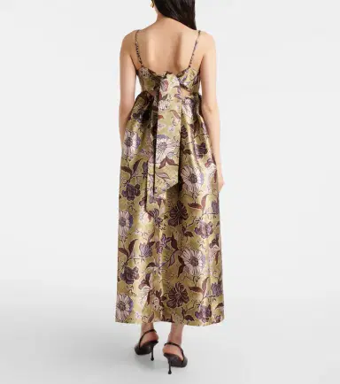 ALÉMAIS Alémais Citron floral midi dress | Thumbnail 5 ALÉMAIS Alémais Citron floral midi dress | Thumbnail 5