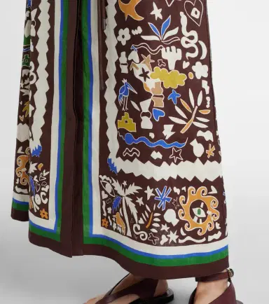 ALÉMAIS Alémais Maroc printed linen shirt dress | Thumbnail 6