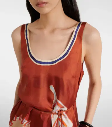 Alemais Alémais x LRNCE Soleil D'Amour silk midi dress | Thumbnail 2 Alemais Alémais x LRNCE Soleil D'Amour silk midi dress | Thumbnail 2