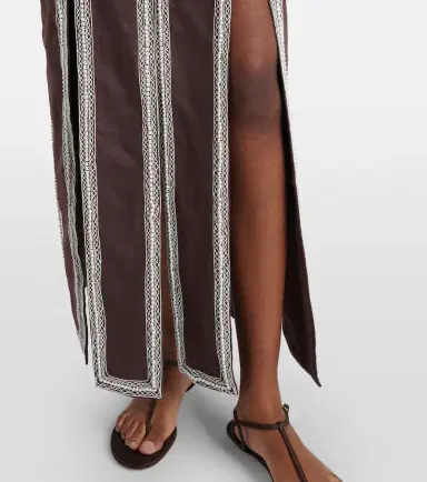 ALÉMAIS Alémais x Laurence Leenaert Leandra ramie maxi dress | Thumbnail 5