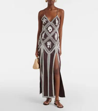 ALÉMAIS Alémais x Laurence Leenaert Leandra ramie maxi dress | Thumbnail 6