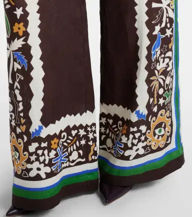 ALÉMAIS Alémais Maroc cotton wide-leg pants | Thumbnail 2