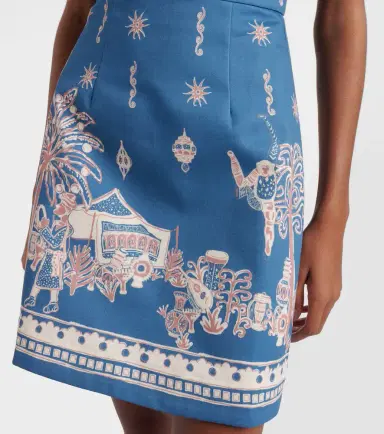 ALÉMAIS Alémais Acacia printed halterneck cotton minidress | Thumbnail 3