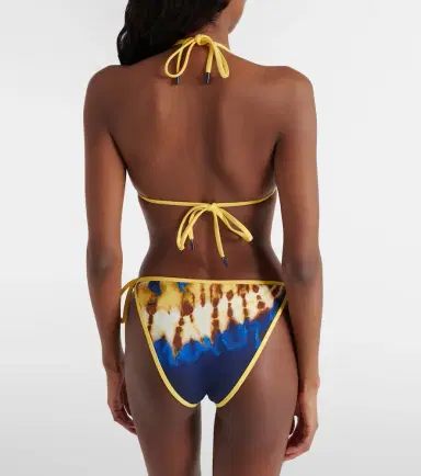 ALÉMAIS Alémais Martine printed bikini top | Thumbnail 3