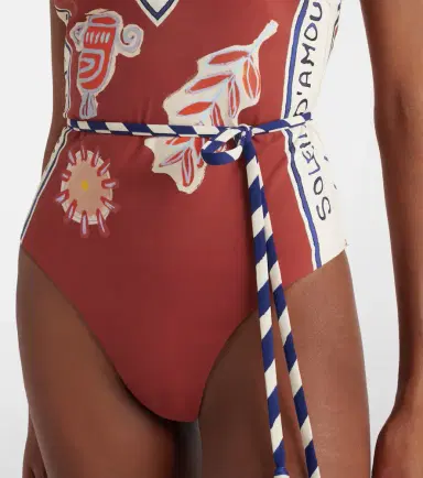 ALÉMAIS Alémais Soleil D'Amour printed swimsuit | Thumbnail 5