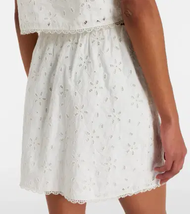 Posse Salma embroidered cotton miniskirt | Thumbnail 2 Posse Salma embroidered cotton miniskirt | Thumbnail 2